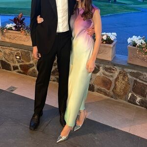 Zara elegant ombre slip dress